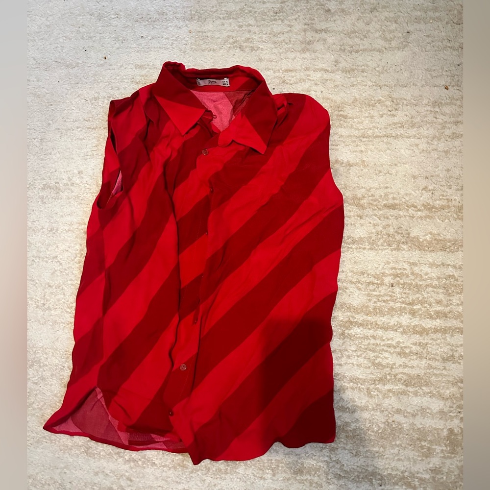 Mango sleeveless blouse